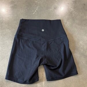 lululemon athletica Black High-Rise Bike Shorts